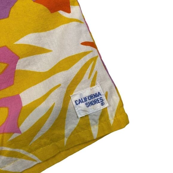 California Shores Vintage Shorts Hawaiian Print - Picture 3 of 6